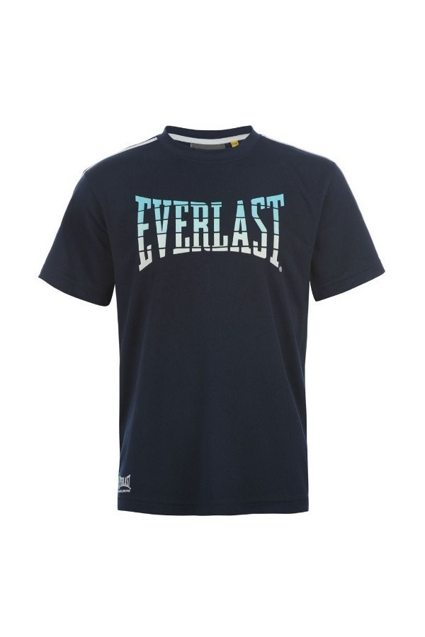 Everlast Poly T Shirt Junior Navy/Cobolt - Tmavě modrá / 11-12 - Everlast 11/12