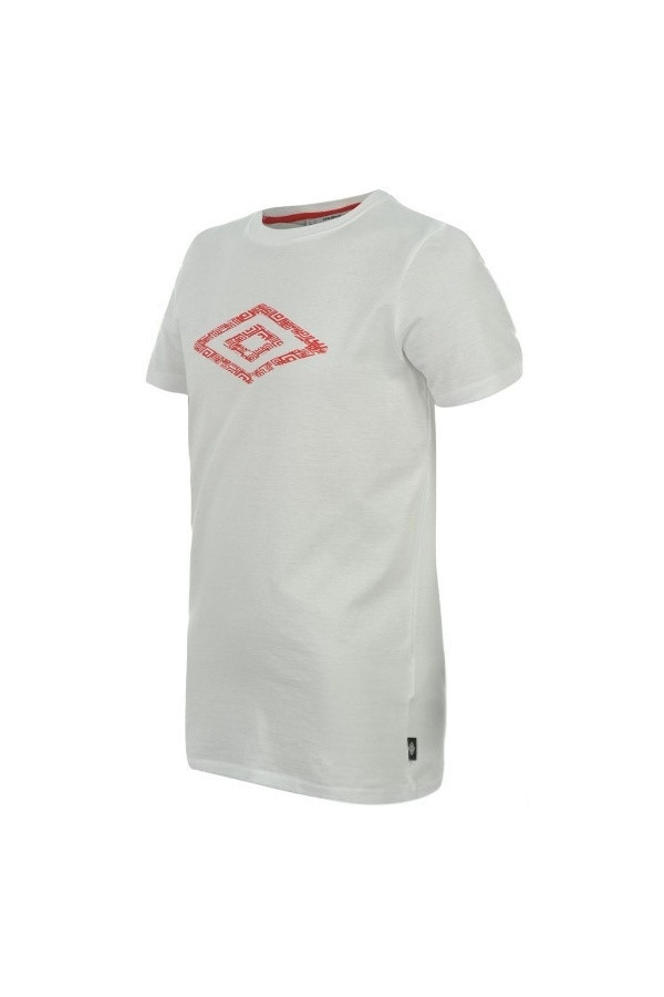 Umbro Cotton Logo T Shirt Boys White - Bílá / 11-12 - Umbro 11/12