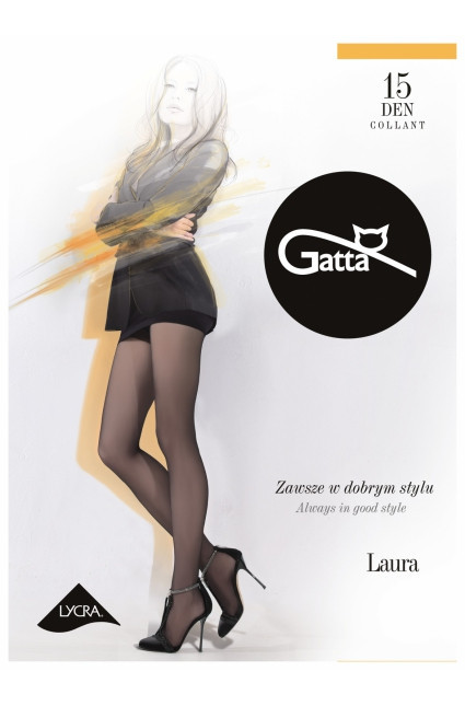 Punčochy Laura 15 den - Gatta černá S