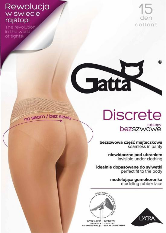 Dámské punčochové kalhoty Discrete 15 DEN - Gatta 2-S daino