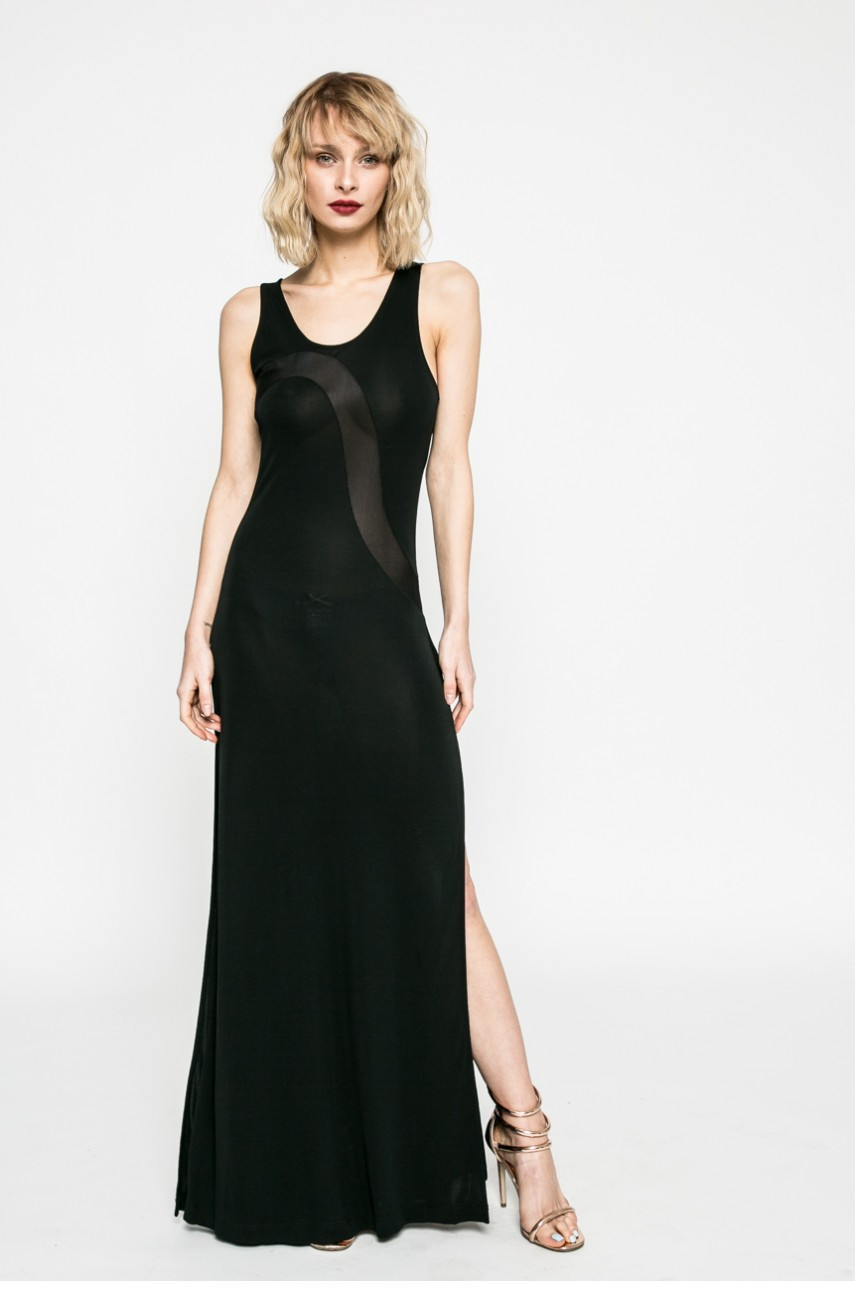 Plážové šaty KWOKWOO160 - Calvin Klein černá S
