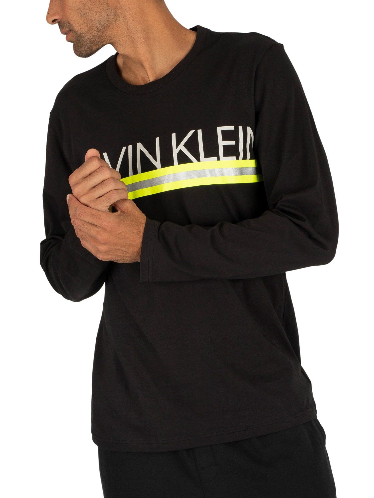 Pánské tričko NM1772E-001 černá - Calvin Klein černá L