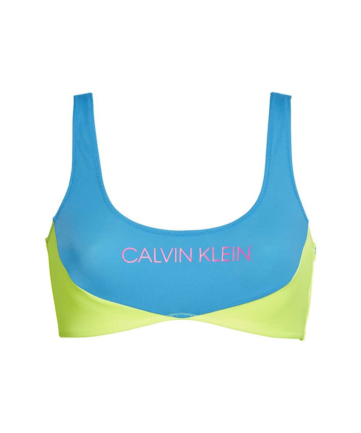Vrchní díl plavek KW0KW00898-CEU modrožlutá - Calvin Klein modro-žlutá M