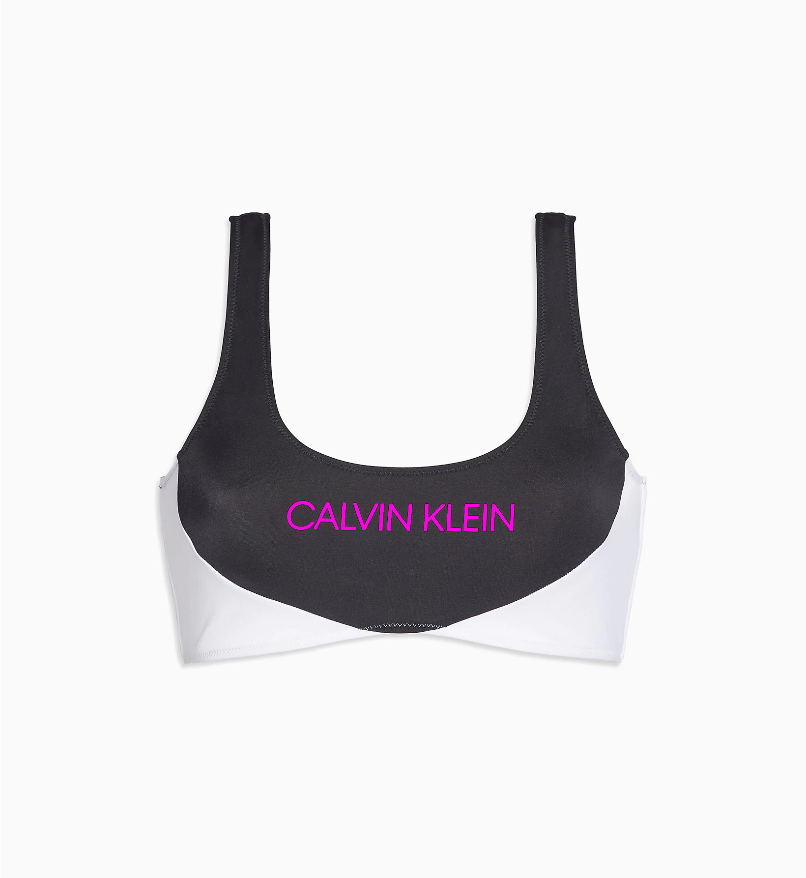 Vrchní díl plavek KW0KW00898-BEH černobílá - Calvin Klein S černá-bílá