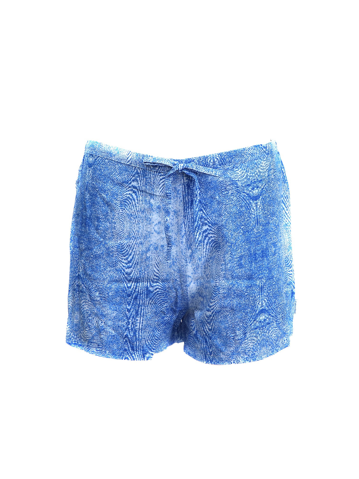 Dámské pyžamové kraťasy QS6029-CMW modrá - Calvin Klein S Modrá