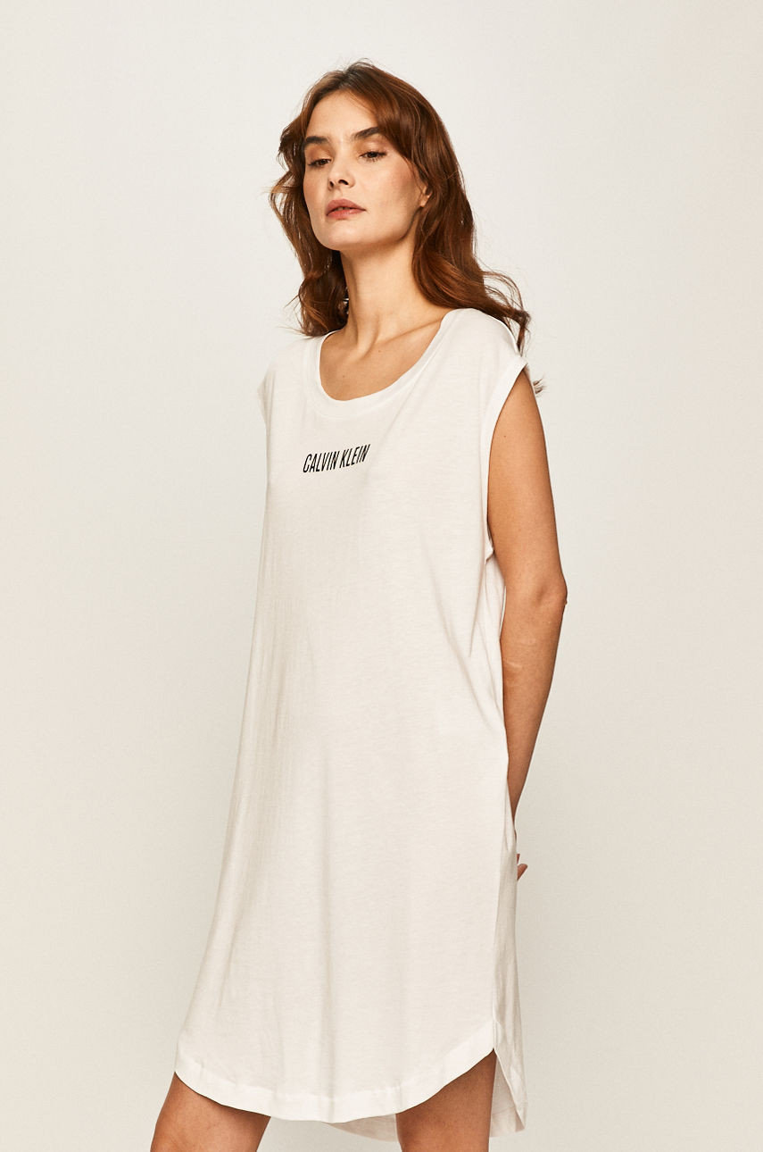 Plážové šaty KW0KW01008-YCD bílá - Calvin Klein bílá S