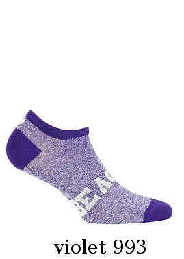 Dámské kotníkové ponožky Be Active W81.0S1 - Wola fialová 33/35