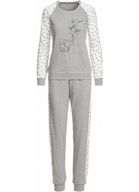 Dámské pyžamo 13553 - Vamp šedo-bílá XL