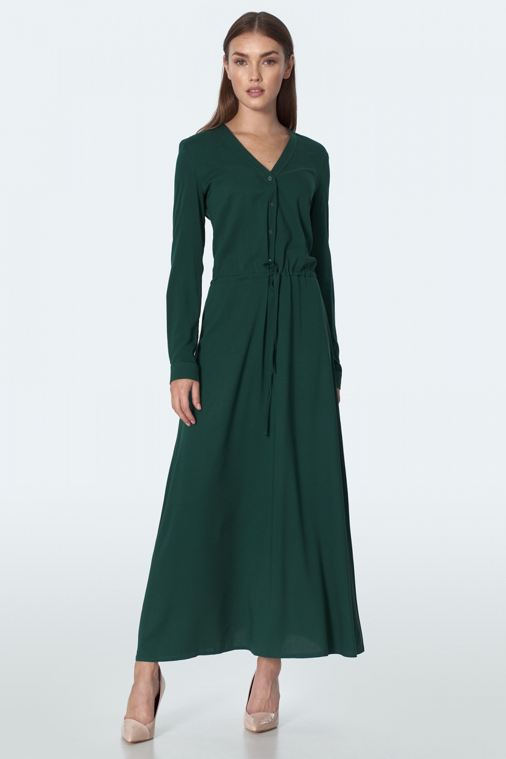 Dámské šaty S154R - Nife 42 tmavě zelená