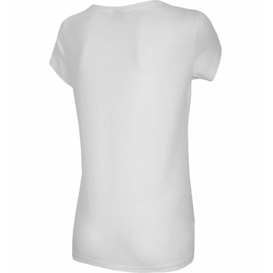 Dámské tričko s krátkým rukávem WOMEN'S T-SHIRT TSD029 SS21 - 4F bílá L