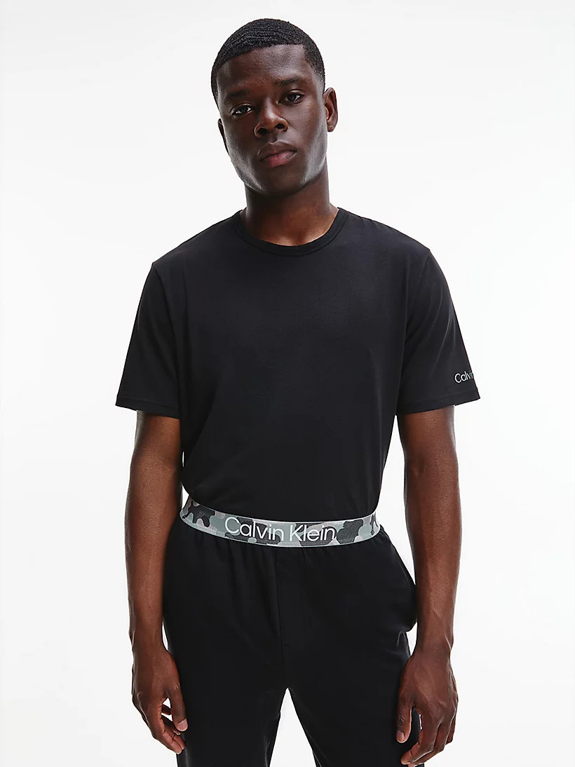 Pánské tričko Lounge NM2192E- UB1 černá - Calvin Klein černá XL