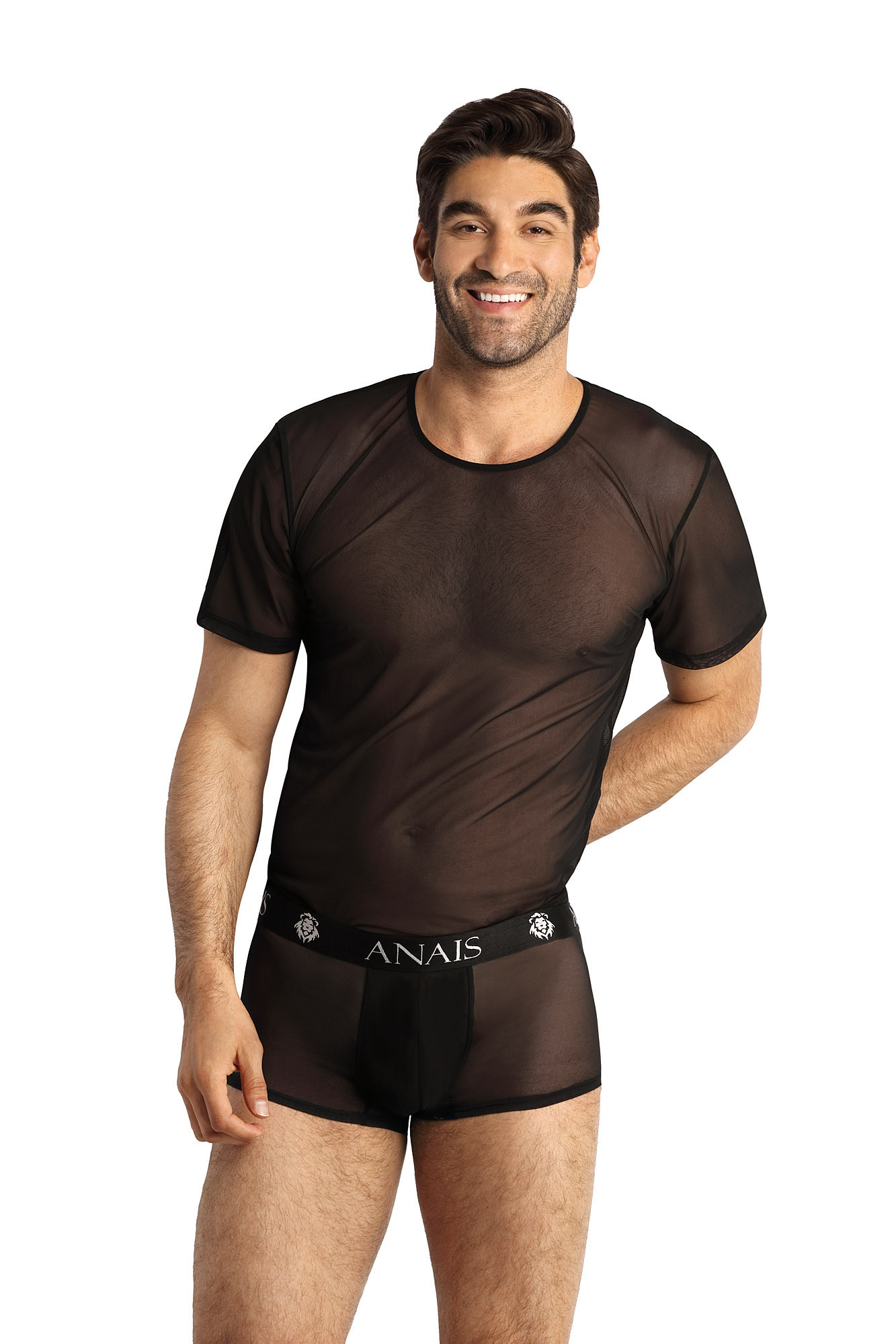 Pánské tričko Eros T-shirt - Anais XL černá