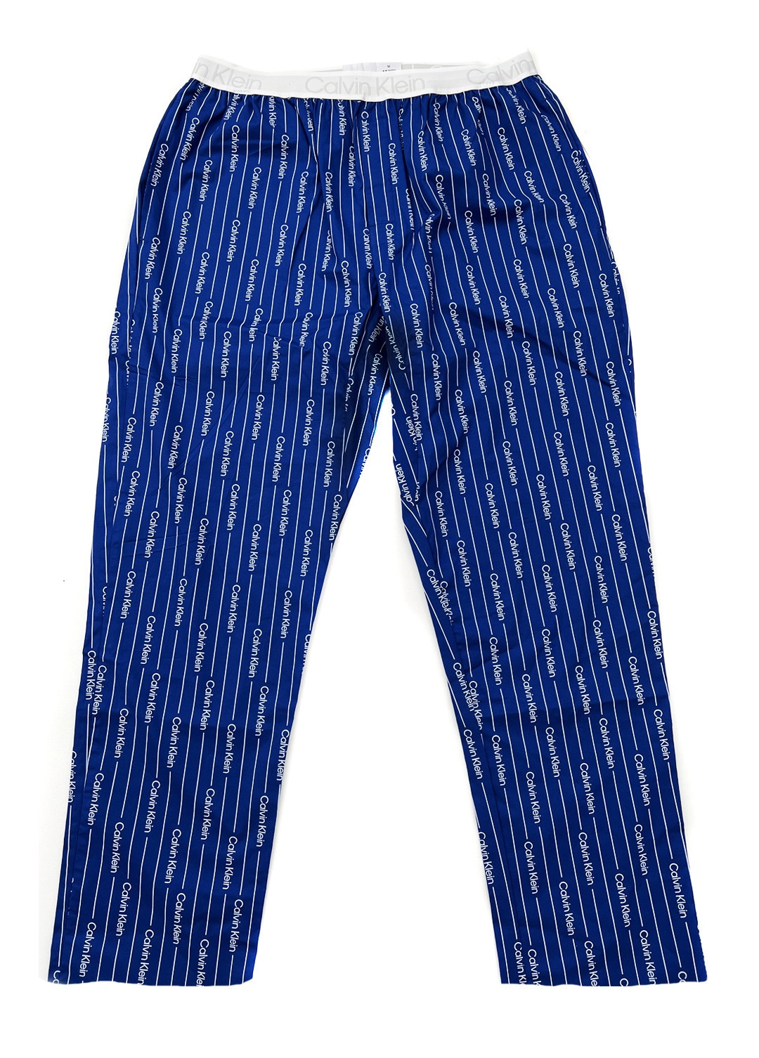 Pánské pyžamové kalhoty - NM2180E 1MR - modrá/bílá - Calvin Klein L modrá/bílá