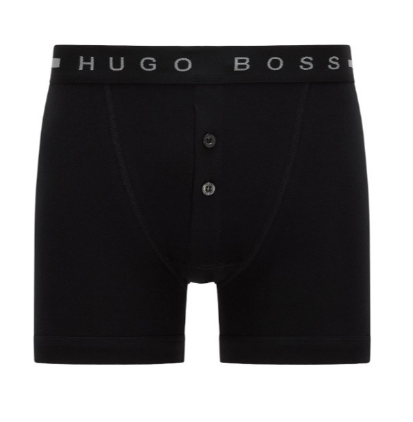 Pánské boxerky 50377695 001 černá Hugo Boss M černá