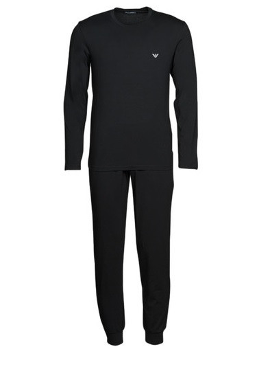 Pánské pyžamo 111789 2F720 23820 černá - Emporio Armani černá XL