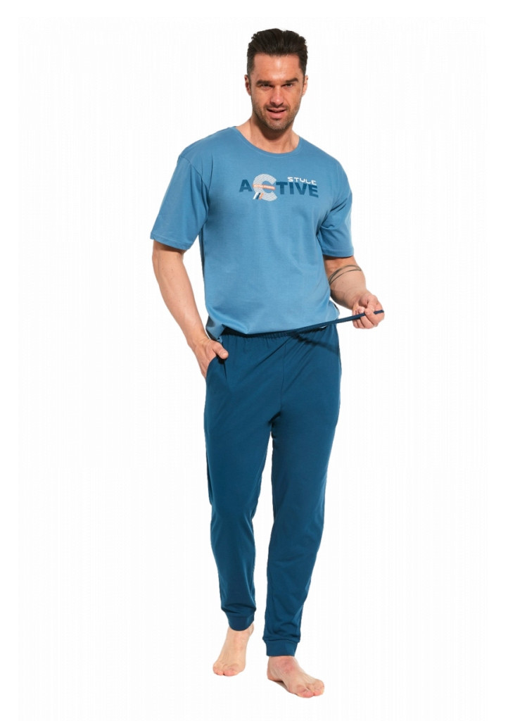 Pánské pyžamo 462/206 - Cornette L Modrá