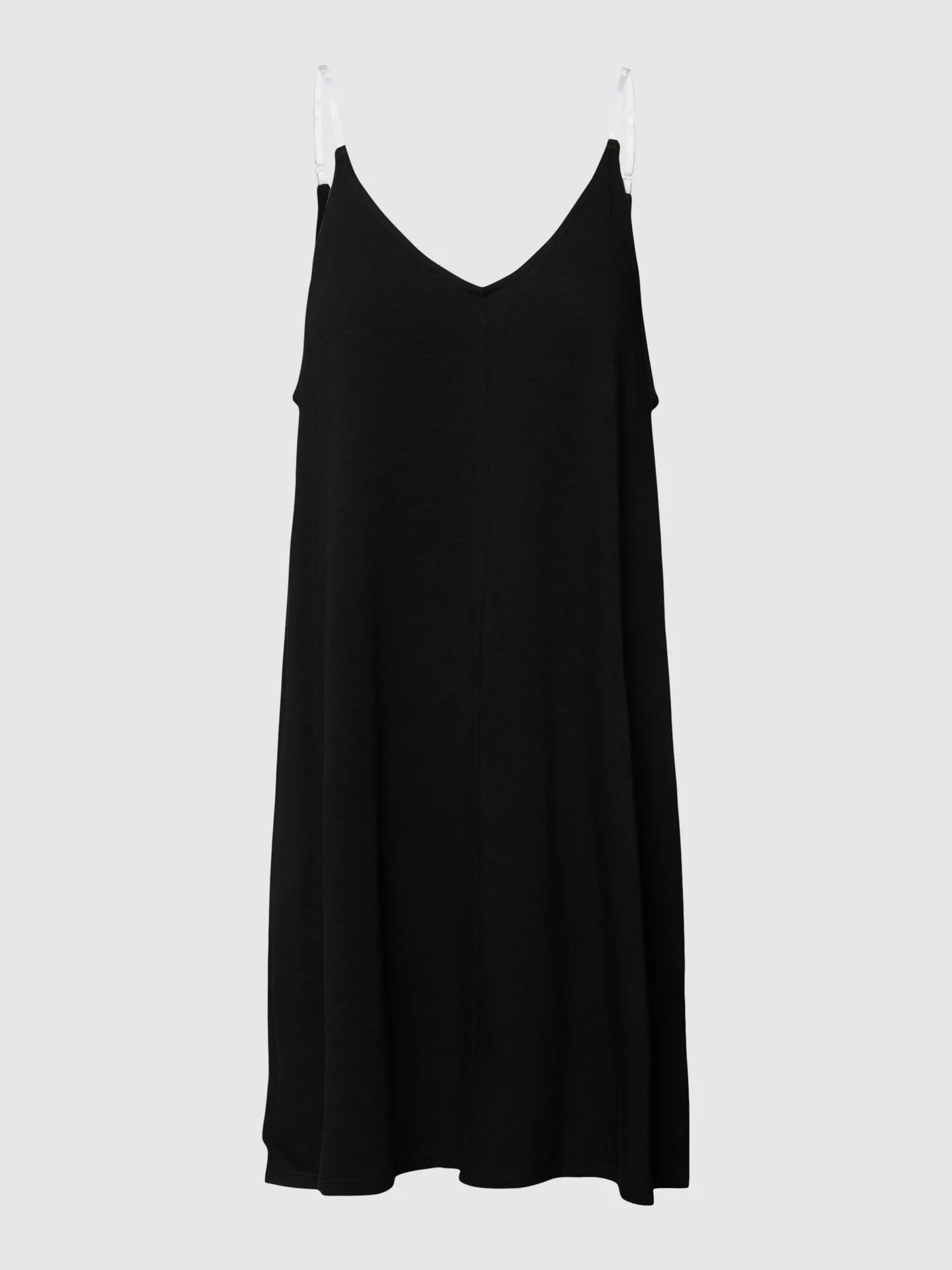 Dámská krátká noční košile s ramínky YI2222635 001 černá - DKNY M