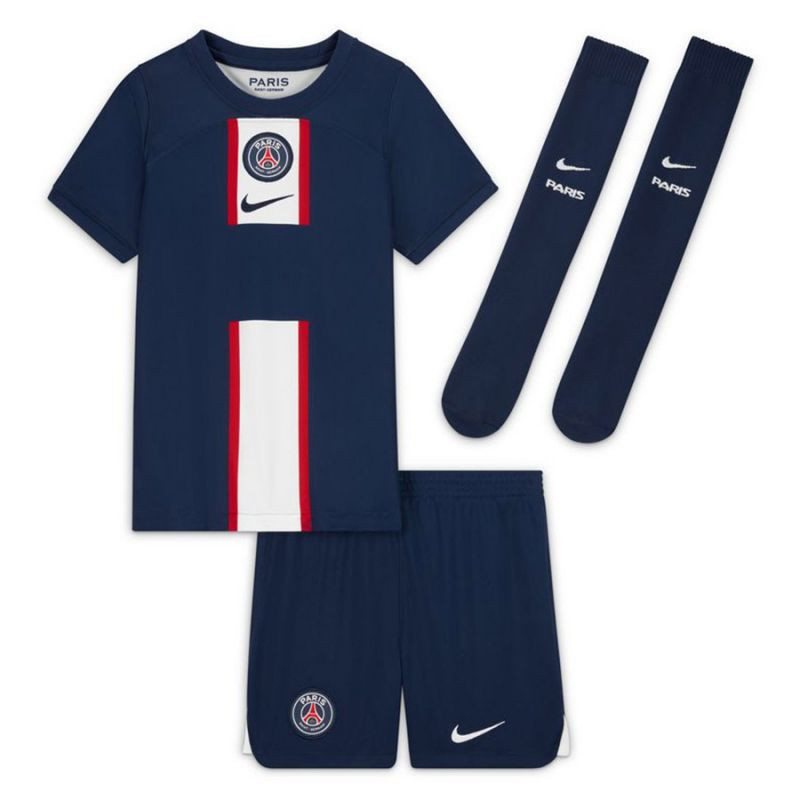 Dětský fotbalový set DJ7897-411 Tmavě modrá logo - Nike tmavě modrá - vzor 116-122