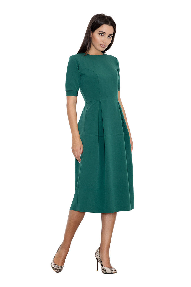 Dámské šaty M553 zelený/green - Figl 40