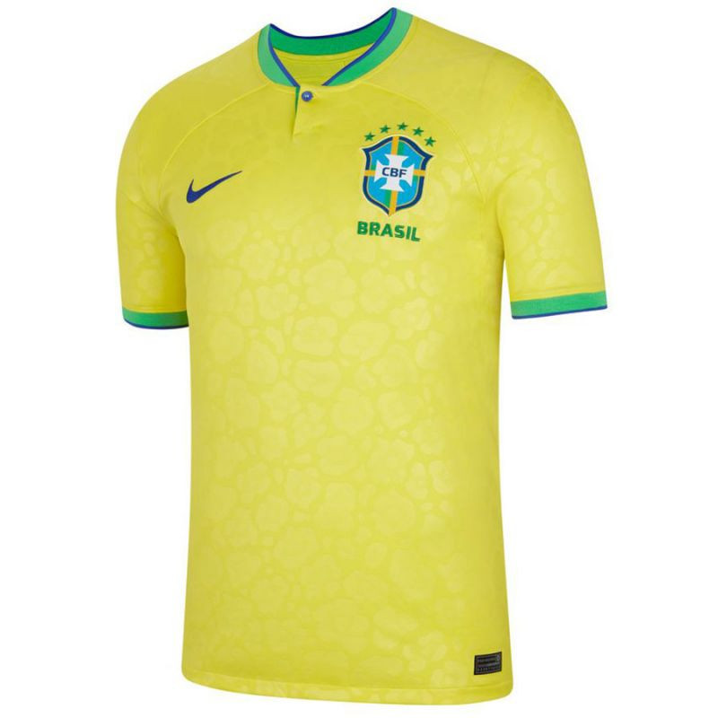 Pánské tričko Brazil Homme M DN0680-741 - Nike XXL Žlutá