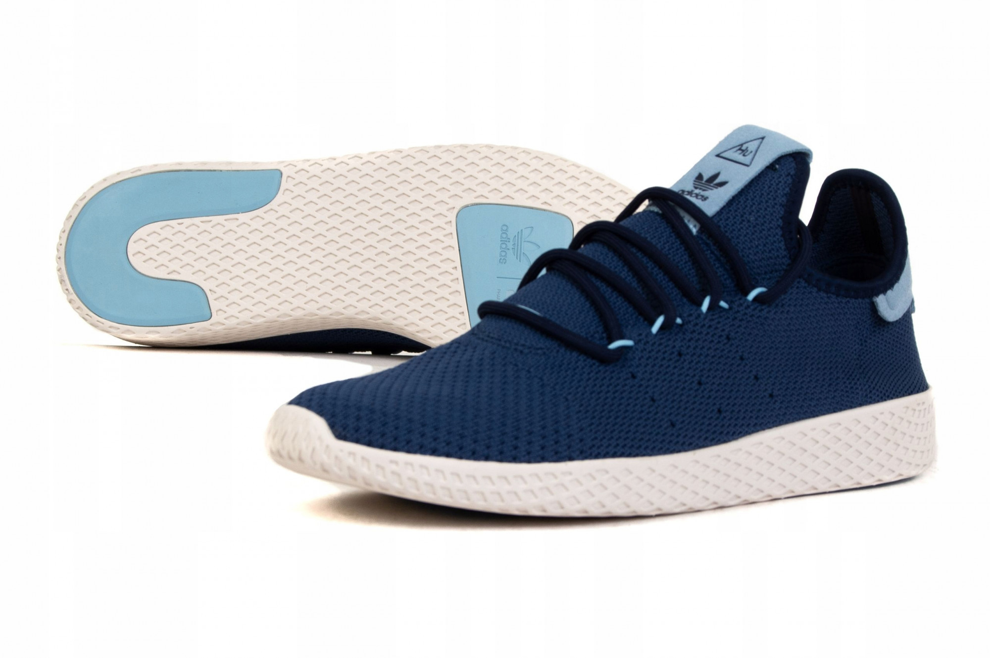 Pánské sportovní boty PW Tennis HU GZ9531 Tmavě modrá s bílou - Adidas 44 2/3 tmavě modrá s bílou