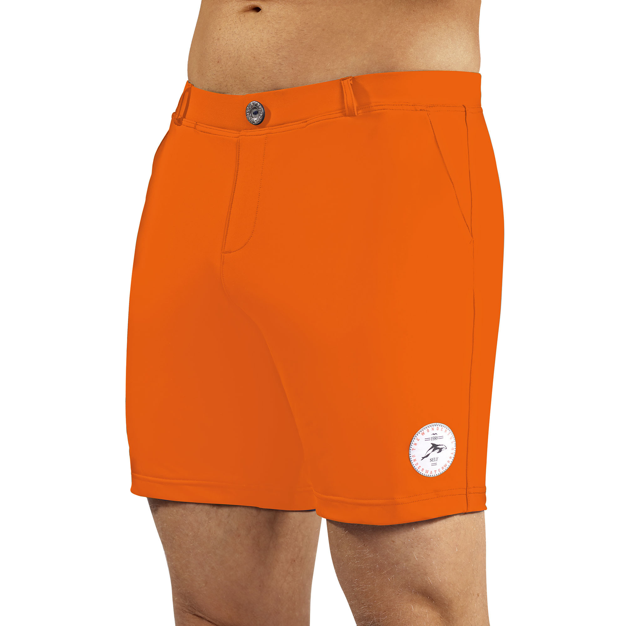 Pánské plavky Swimming shorts comfort26 oranžové - Self XL