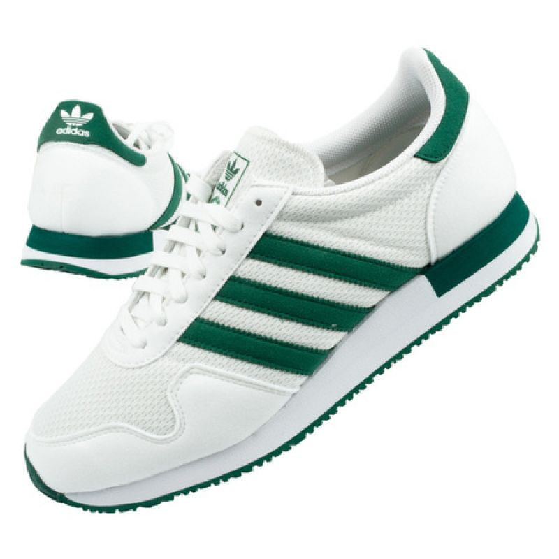 Sportovní pánská obuv USA 84 U HQ4269 - Adidas bílo-zelená 38 2/3