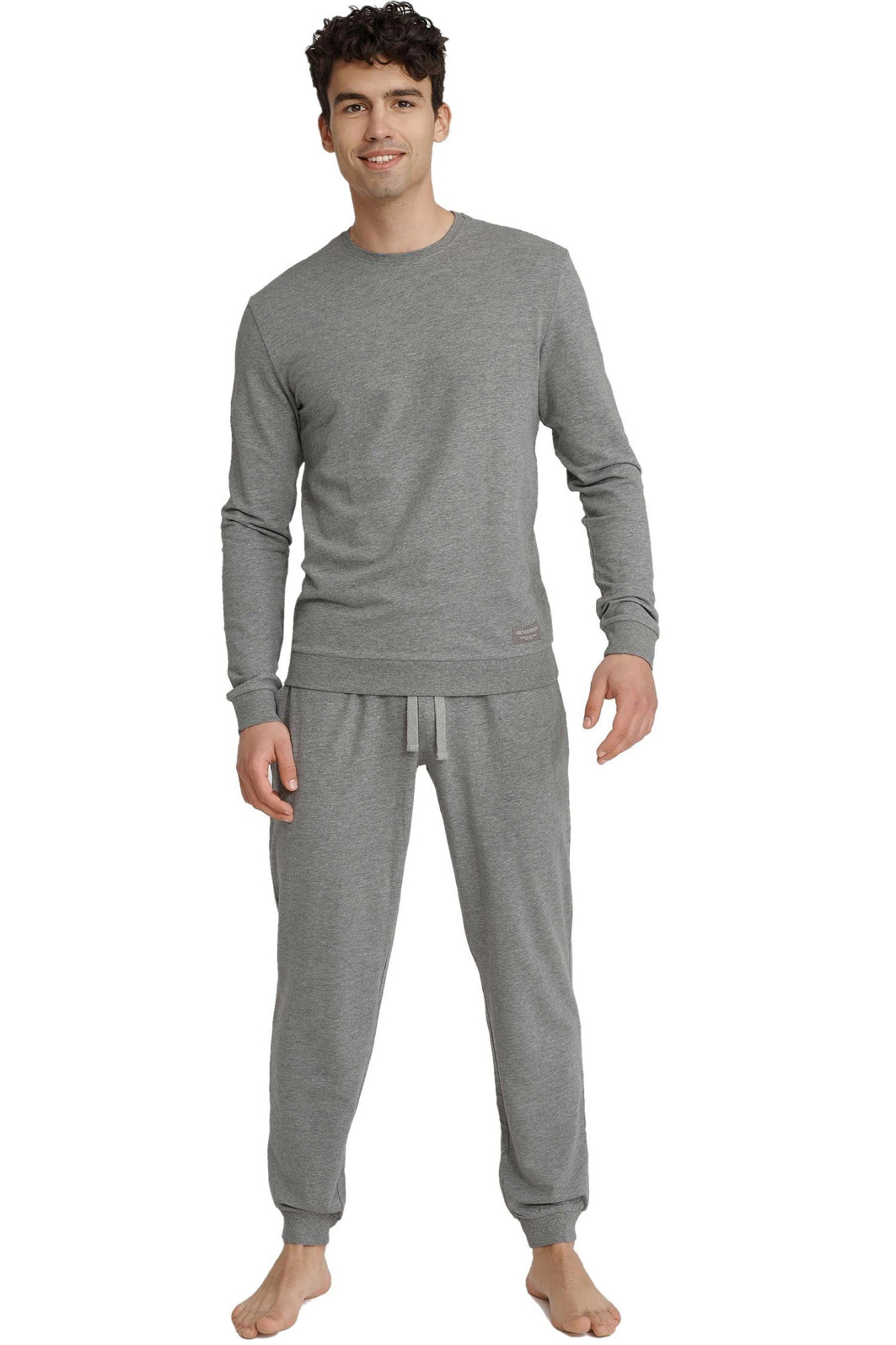 Pánské pyžamo 40951 Universal - HENDERSON šedá XXXL