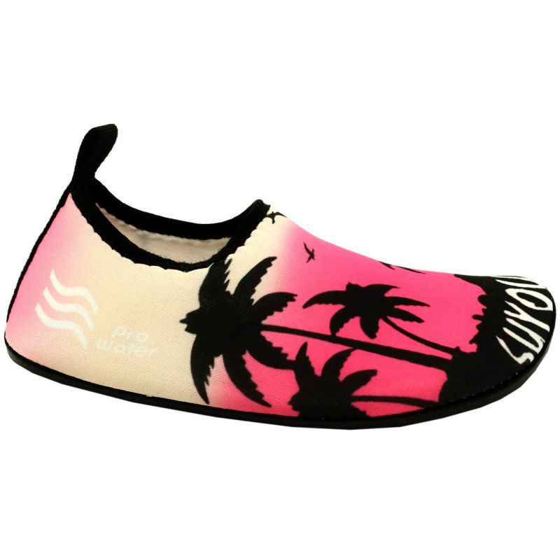 Dětské boty do vody PRO-23-34-106K Růžová s černou - ProWater růžovo-černá 34