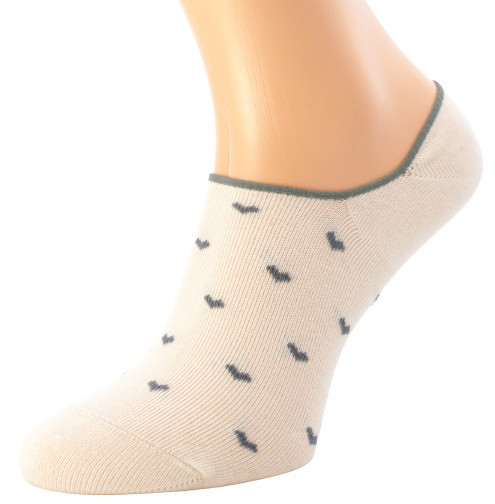 Dámské ponožky Lady D-528 Béžová vzor - Bratex béžová-potisk 39-41