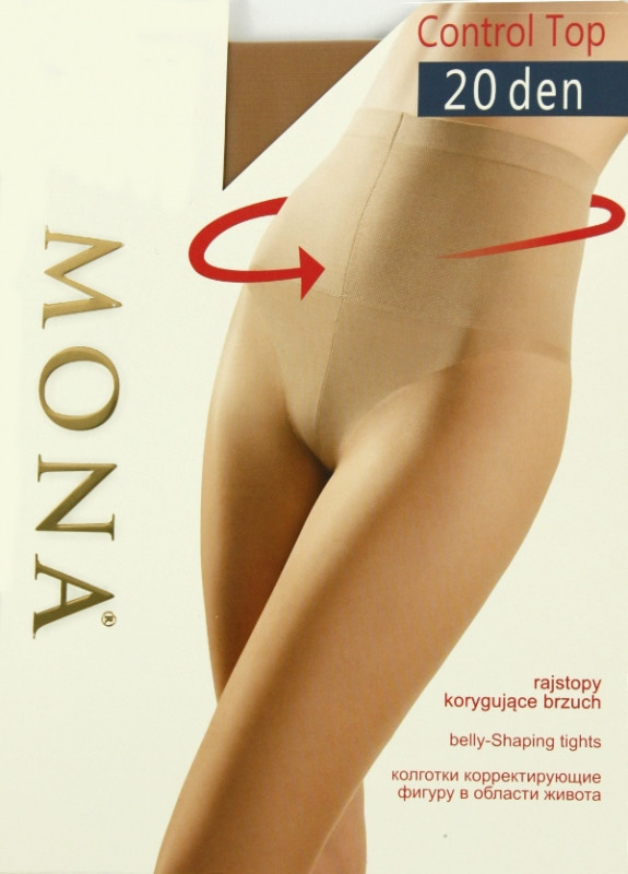 Dámské punčochové kalhoty Tights Control Top 20 - Mona natural 2-S