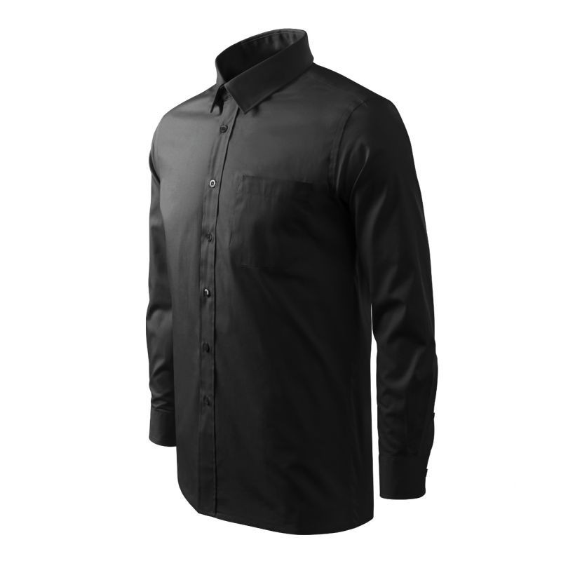 Pánské košile MLI-20901 Černá - Malfini Style černá 3XL