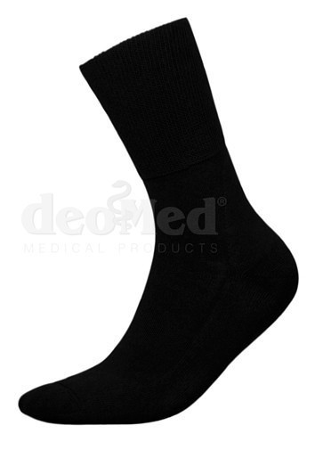Unisex ponožky zdravotní Medic Deo Silver černé DeoMed 38/40