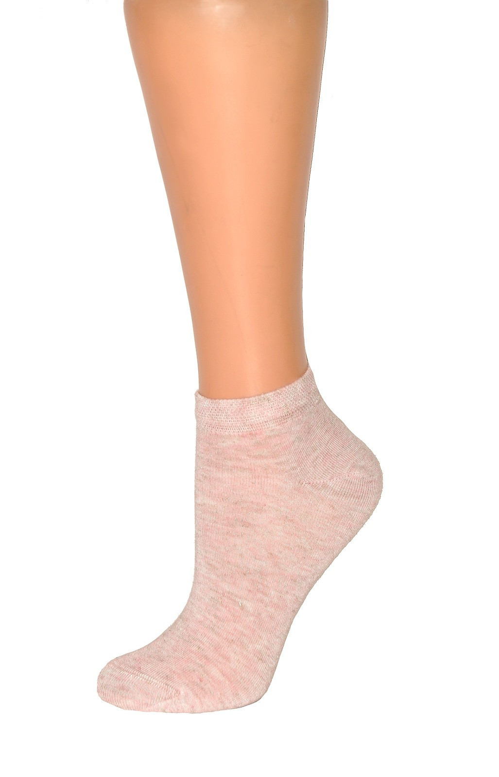 Dámské ponožky ST022 - W - 03 Lurex růžové - Noviti 39-42