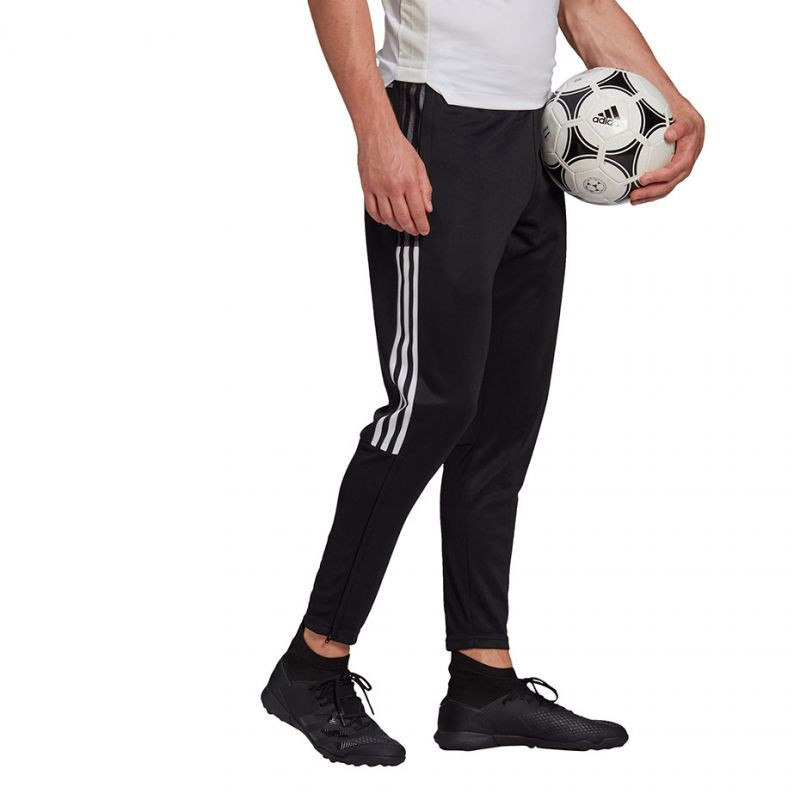 Pánské tréninkové kalhoty Tiro 21 GH7306 Černá s bílou - Adidas černá s bílou 2XL