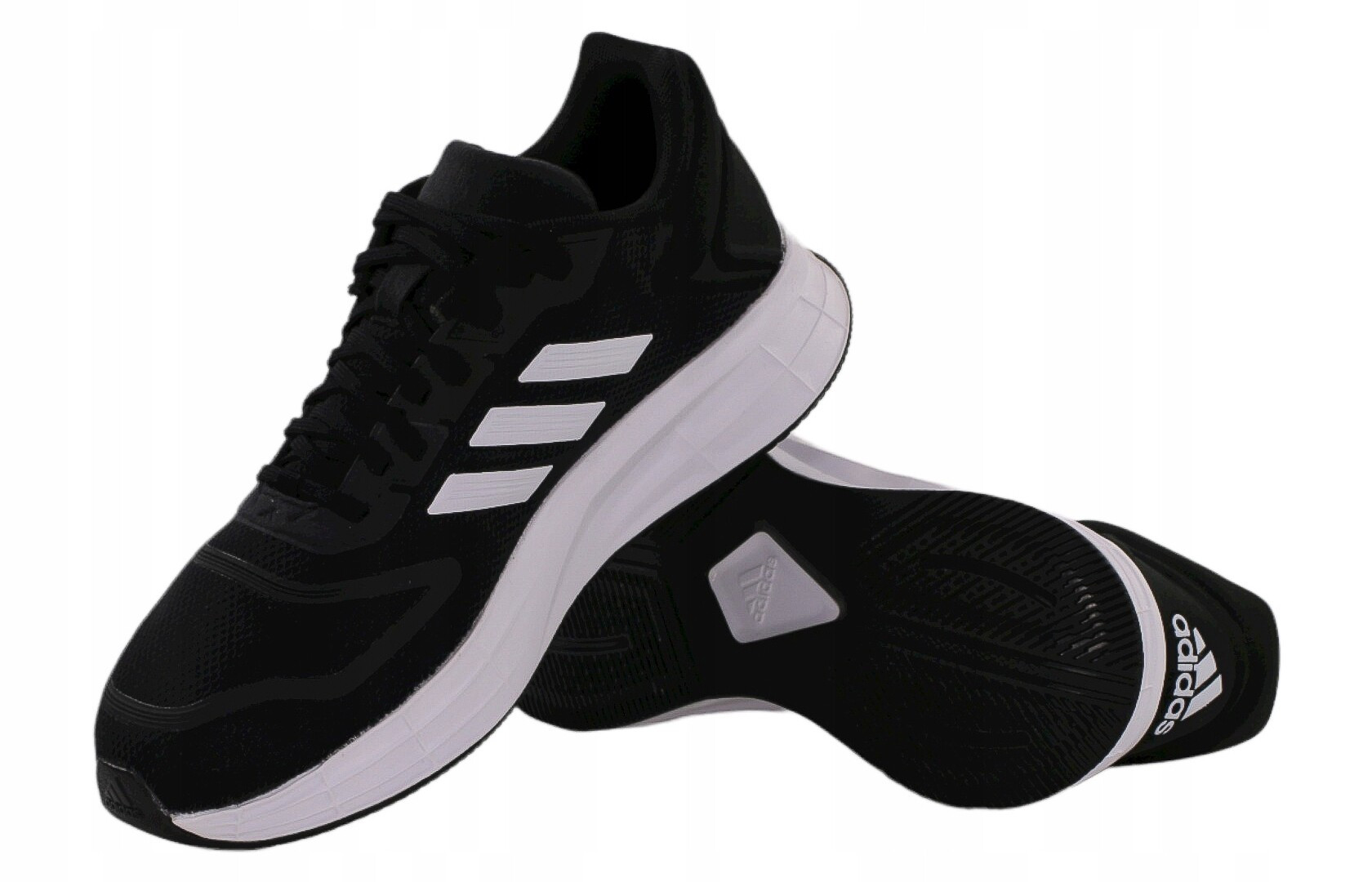 Pánské sportovní boty Duramo 10 GW8336 Černá s bílou - Adidas černá s bílou 48