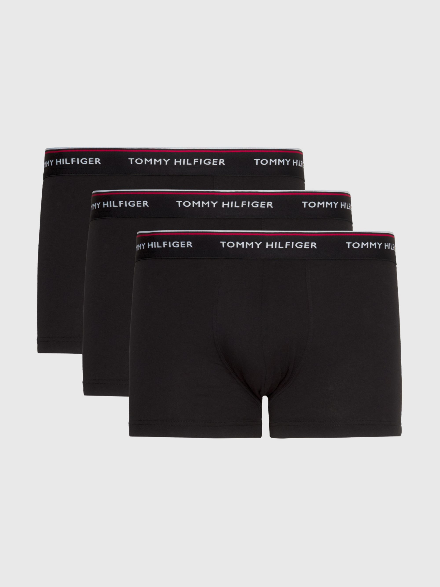 Pánské boxerky 3 PACK 1U87903841 990 černá - Tommy Hilfiger XL