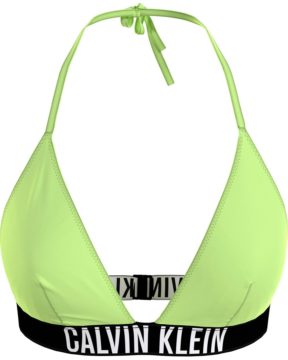 Dámská plavková podprsenka KW0KW02506 MOT neonově žluté - Calvin Klein L