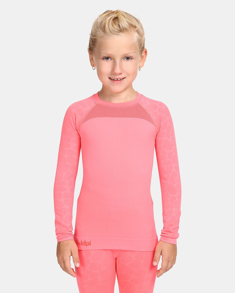 Dívčí tričko CAROL-JG korálová - Kilpi 10