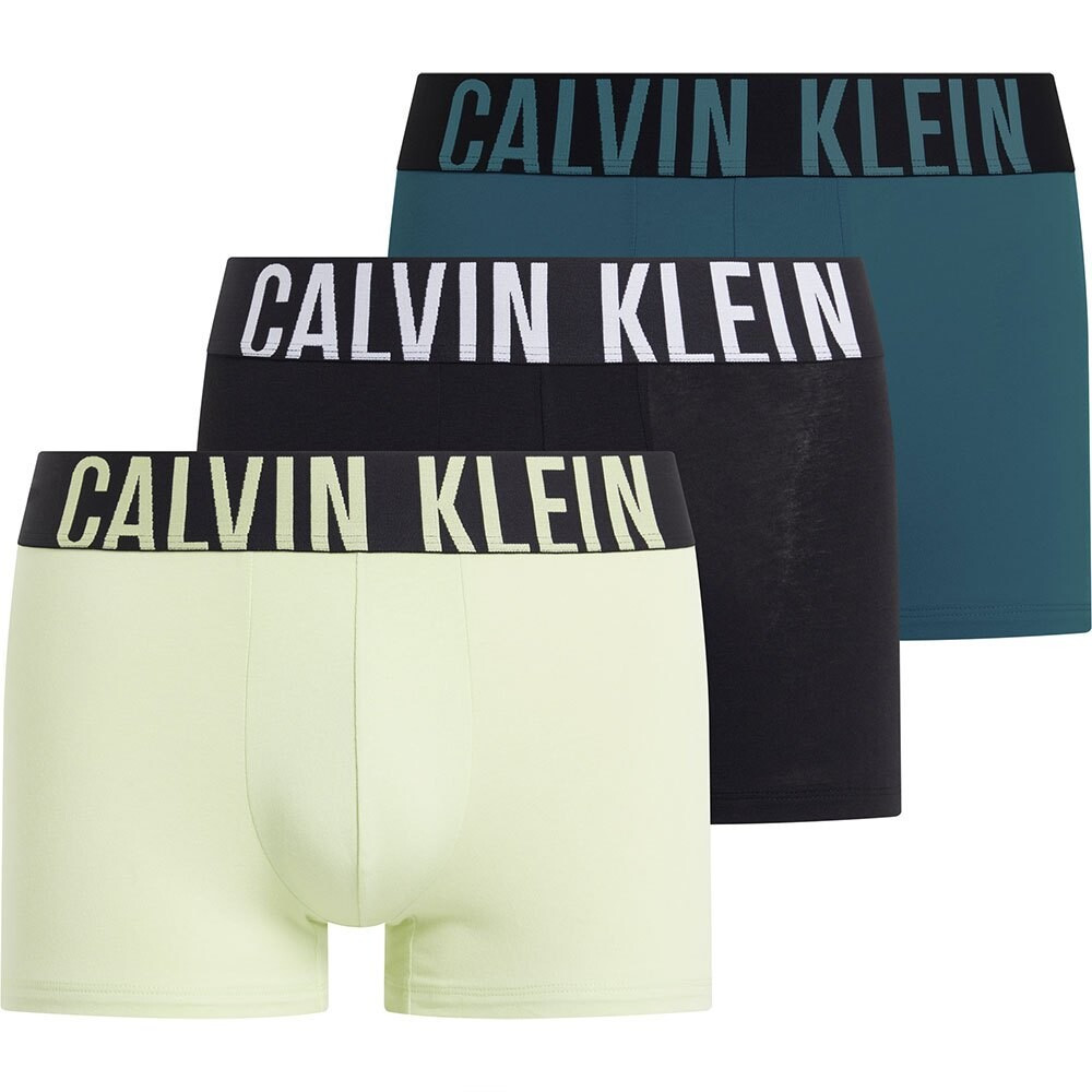 Pánské boxerky 3Pack 000NB3608A OG5 vícebarevné - Calvin Klein XL