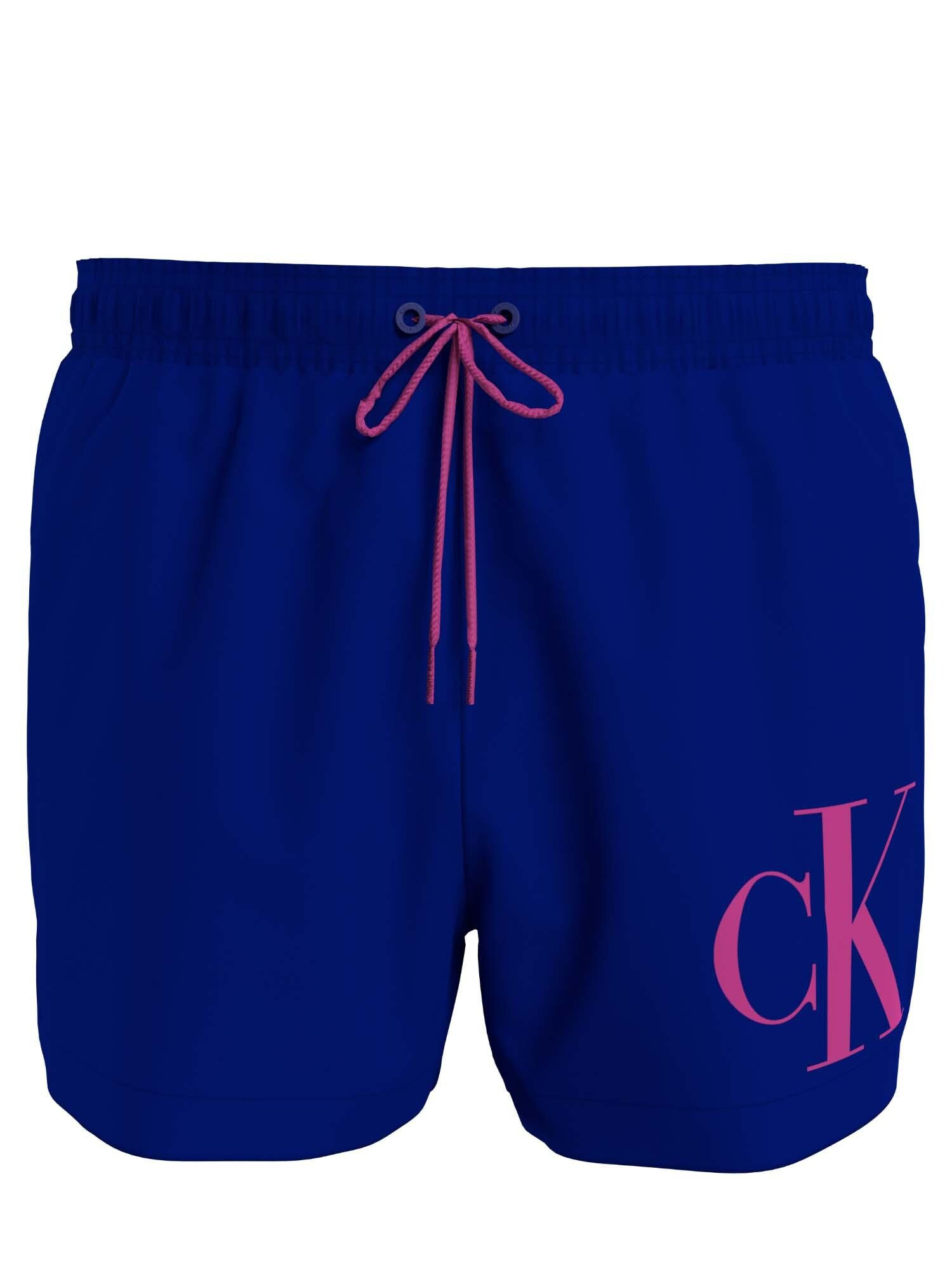 Pánské plavky KM0KM00967 C7N modrofialové - Calvin Klein XL