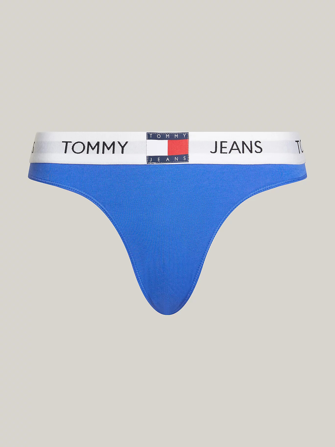 Dámské tanga UW0UW04956 C6H modré - Tommy Hilfiger L