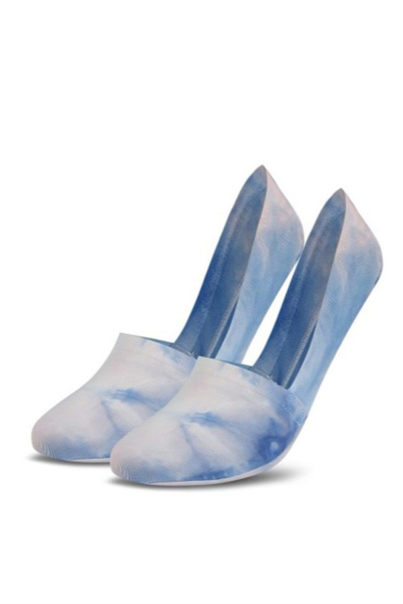 Dámské ponožky ťapky - 45B Vícebarevné UNI