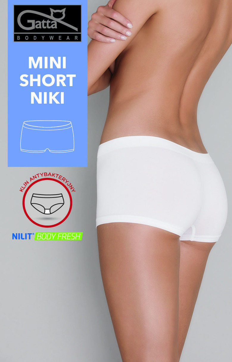 Dámské kalhotky - Mini Short Niki Bílá M