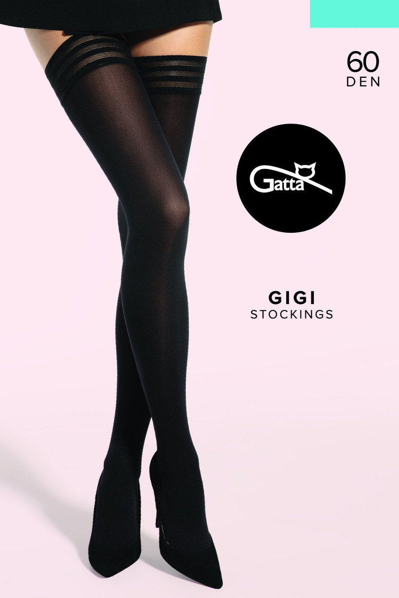 GIGI - Dámské punčochy s kPunčochové kalhotyou 60 DEN - GATTA nero 3-4