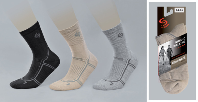 Ponožky pro Nordic walking - JJW šedá 44-46