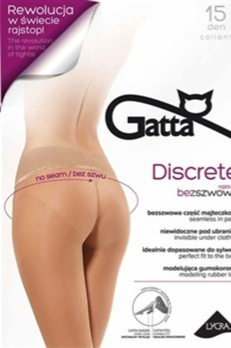 DISCRETE - Dámské punčochové kalhoty 15 DEN - GATTA Béžová 2-S