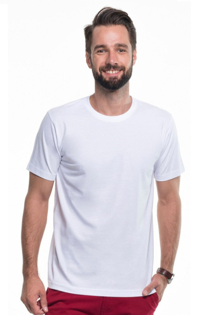 Pánské tričko premium 21185-20 - PROMOSTARS bílá M