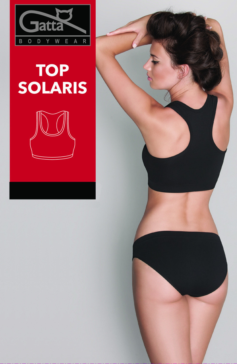 Dámský sportovní top Solaris - GATTA BODYWEAR černá XL