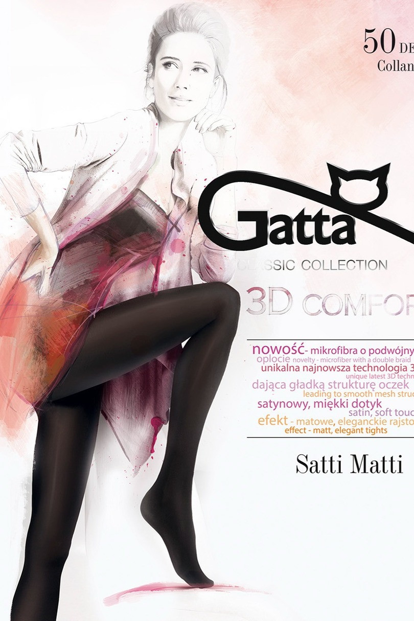 Dámské punčochové kalhoty SATTI MATTI 50 DEN - GATTA nero 2-S